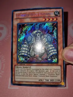 Gladiator Beast Hoplomus (LP) LCGX-EN239 Secret Rare 1st Edition - Image 4