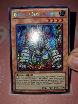 Gladiator Beast Hoplomus (LP) LCGX-EN239 Secret Rare 1st Edition - Image 5