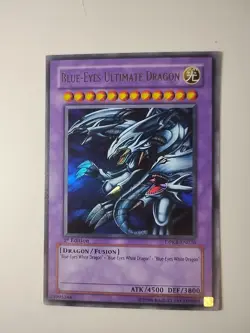 Yugioh Blue-Eyes Ultimate Dragon DPKB-EN026 1st Edition ULTRA Rare LP - Image 1
