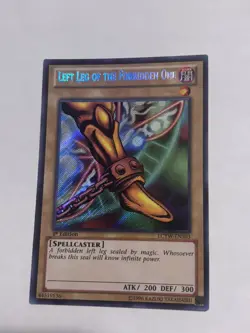 Yugioh Left Leg of the Forbidden One LCYW-EN303 Secret Rare 1st Edition LP - Image 1