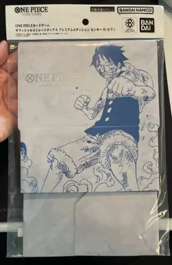 ONE PIECE Card Game Official Storage Box Premium Edition Monkey D Luffy Unopened - Image 1
