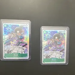 One Piece Card Game Brook OP15-032 Foil 2 Card Lot English Version - Image 2