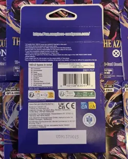 One Piece TCG The Azure Sea’s Seven OP-14 Sleeved Booster Pack Lot Of 15 Sealed - Image 2