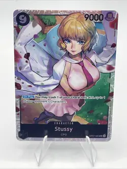 ONE PIECE Card Game TCG / Stussy OP07-085 SR English - Image 1