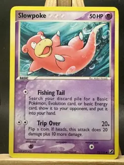 Slowpoke Common Pokemon Trading Card Game Unseen Forces 72/115 LP - Image 1