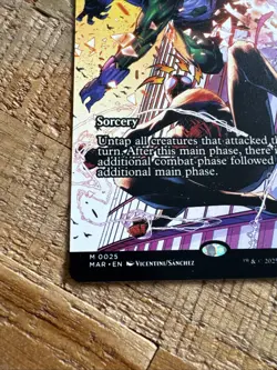 2025 Magic The Gathering Spider-Man #M 0025 Relentless Assault. Borderless Card - Image 5