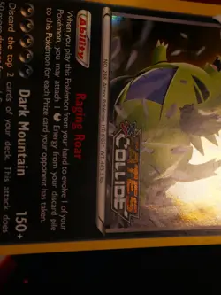 LP Pokemon Prerelease TYRANITAR Card XY BLACK STAR PROMO XY130 Holo Fate Collide - Image 5