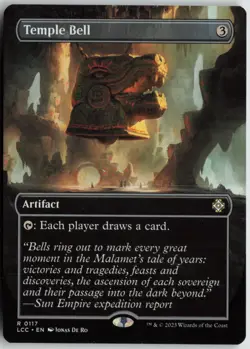 Temple Bell (Borderless) Normal R Commander: The Lost Caverns of Ixalan 117 NM - Image 1