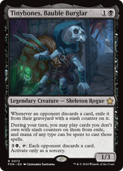 Tinybones, Bauble Burglar [Foundations] Magic MTG - Image 1
