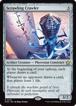 Scrawling Crawler [Foundations] Magic MTG - Image 1