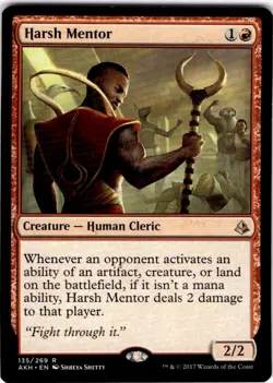 MTG Harsh Mentor Amonkhet Rare #135 - Image 1
