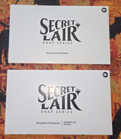 Magic the Gathering Secret Lair Deceptive Divination Rainbow Foil & Standard Set - Image 1
