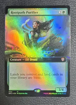 Rootpath Purifier - Foil Extended Art NM Commander: The Brothers War MTG Magic - Image 1