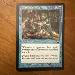 MTG - Rhystic Study - Prophecy - Regular - EX - Image 1