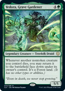 1x Yedora, Grave Gardener NM-Mint, English Commander 2021 MTG Magic - Image 1