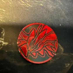 Yveltal Pokemon Coin (Red Mirror w/ Lines) Free Shipping - Image 3