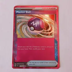 Master Ball 153/162 SV05: Temporal Forces Ace SPEC Rare Holo – Pack Fresh - Image 1