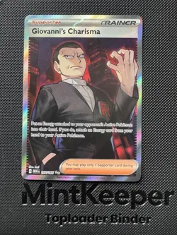 Pokemon TCG Giovanni's Charisma 197/165 S&V 151 - Image 1