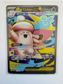 MEGA CLEFABLE EX 103/088 PERFECT ORDER ULTRA RARE POKEMON HOLO NM/M AKY CG WORKS - Image 1