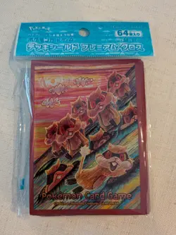 Pokemon Center Patrat Deck Sleeves 64 Card TCG Japan Premium Gloss New - Image 1
