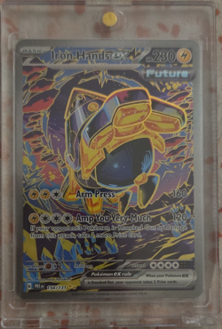 Pokemon TCG Iron Hands ex 154/131 Sv Prismatic Evolutions SIR Full Art Holo - Image 1
