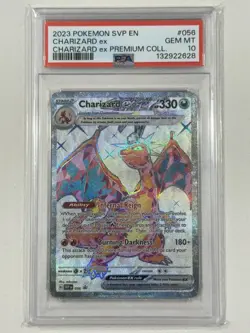 2023 POKEMON OBF EN-OBSIDIAN FLAMES ULTRA RARE #215 CHARIZARD EX PSA 10 - Image 1