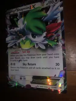 NM - Shaymin-EX - 77/108 XY Roaring Skies Pokemon TCG - Image 5