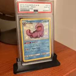 2019 Pokemon Hidden Fates Quagsire Shiny Vault Holo #SV10 PSA 10 - Image 1