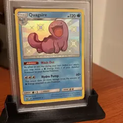 2019 Pokemon Hidden Fates Quagsire Shiny Vault Holo #SV10 PSA 10 - Image 3
