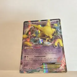 The Pokemon Company Alakazam EX Fates Collide 25/124 Ultra Rare Holo 160HP - Image 2