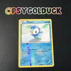 Pokemon TCG Piplup Dark Explorers 27/108 Reverse Holo Common A34 - Image 1