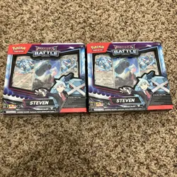 Pokemon TCG: Rival Battle Deck Steven - Factory Sealed Box X2 - Image 1