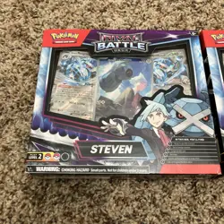 Pokemon TCG: Rival Battle Deck Steven - Factory Sealed Box X2 - Image 2