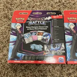 Pokemon TCG: Rival Battle Deck Steven - Factory Sealed Box X2 - Image 4