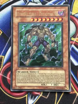 Destiny HERO - Dreadmaster EOJ-EN004 Ultra Rare 1st Edition LP Yu-Gi-Oh - Image 1