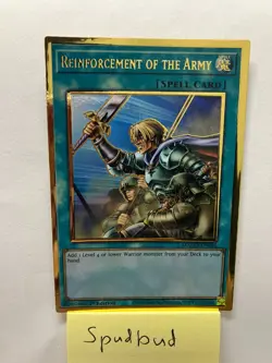 Reinforcement Of The Army Gold Rare MAGO-EN046 (Lightly Played 1st Edition) - Image 1