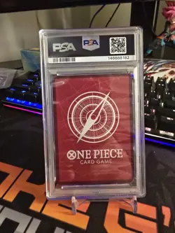 2025 One Piece English Version 2nd Anniversary Set #061 Monkey D. Luffy PSA 9 - Image 2