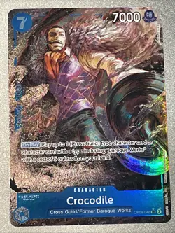 Crocodile (Parallel) OP09-046 Emperors in the New World - Alt Art One Piece TCG - Image 1
