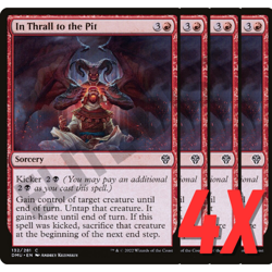 MTG In Thrall to the Pit (Dominaria United) 132/281 (NEAR MINT) (4X) - Image 1