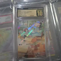 The Pokemon Company Ralts CGC 10 Art Rare Holo Scarlet ex 083/078 Japanese - Image 1