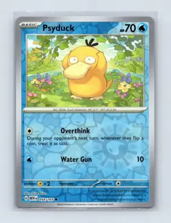 Psyduck 054/165 Common 151 Pokemon Reverse Holo Near Mint - Image 1
