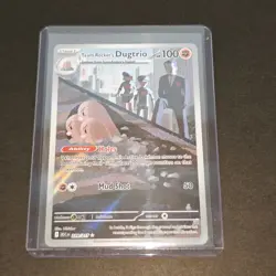 Team Rocket's Dugtrio 239/217 Illustration Rare Ascended Heroes Pokemon NM - Image 1