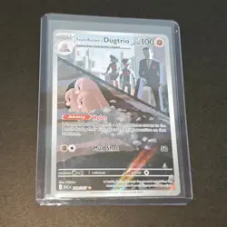 Team Rocket's Dugtrio 239/217 Illustration Rare Ascended Heroes Pokemon NM - Image 3