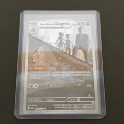 Team Rocket's Dugtrio 239/217 Illustration Rare Ascended Heroes Pokemon NM - Image 5