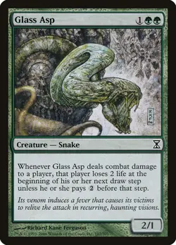MTG Glass Asp Time Spiral 197/301 Regular Common Near Mint NM - Image 1