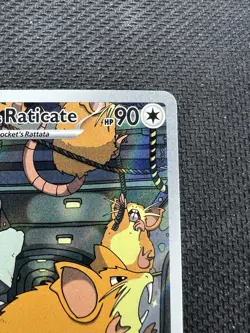 Pokemon Team Rocket's Raticate 202/182 illustration Rare Destined Rivals - Image 3