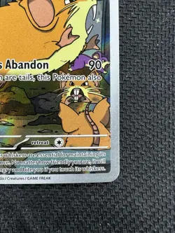 Pokemon Team Rocket's Raticate 202/182 illustration Rare Destined Rivals - Image 4