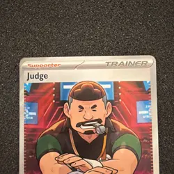 Judge 228/091 Full Art Rare Holo Trainer Paldean Fates Pokemon TCG NM - Image 2