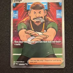 Judge 228/091 Full Art Rare Holo Trainer Paldean Fates Pokemon TCG NM - Image 3