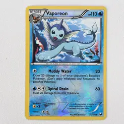 Vaporeon - 25/108 - Dark Explorers Reverse Holo - pokemon LP - Image 1